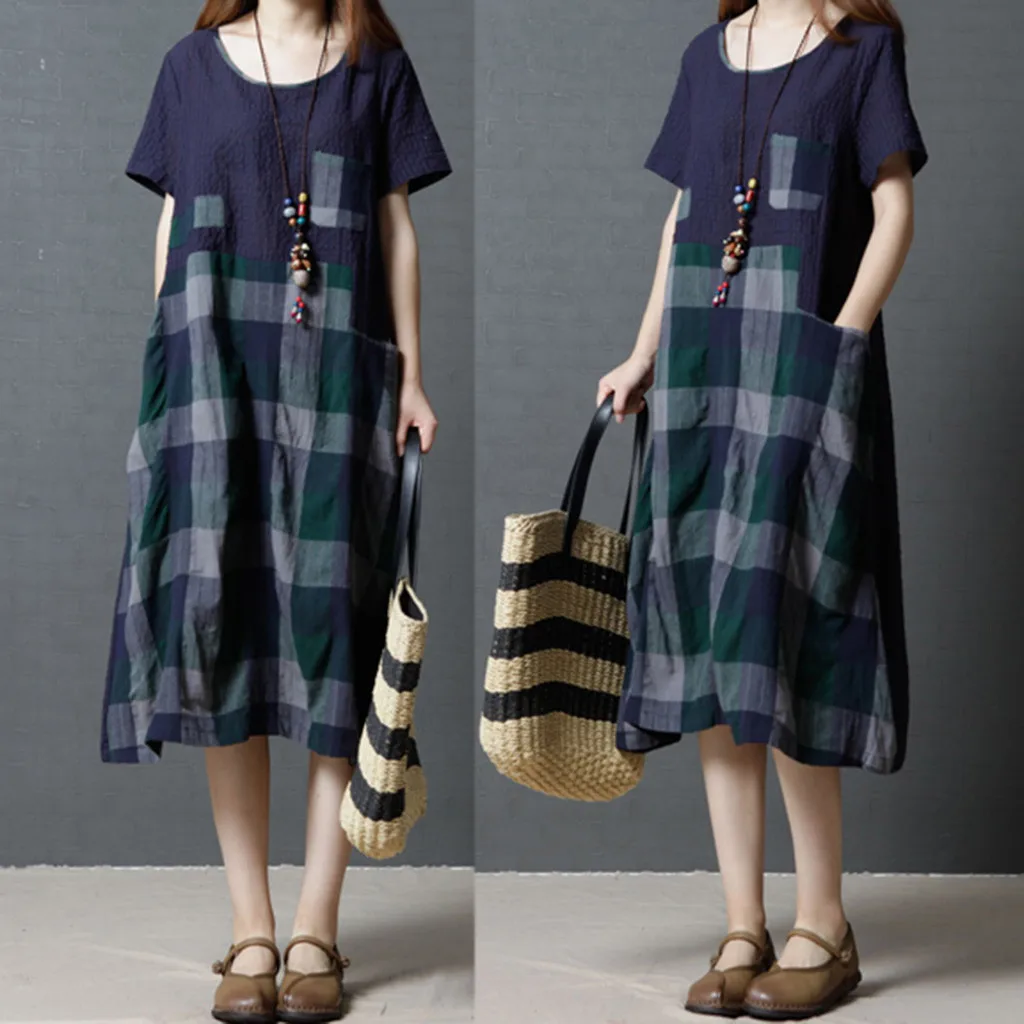 Sexy Boho Beach Dress Plus Size 2019 Vintage printing party vestidos Women Casual Patchwork Short Sleeve O-Neck Loose DressY515
Sexy Boho Beach Dress Plus Size 2019 Vintage printing party vestidos Women Casual Patchwork Short Sleeve O-Neck Loose DressY515