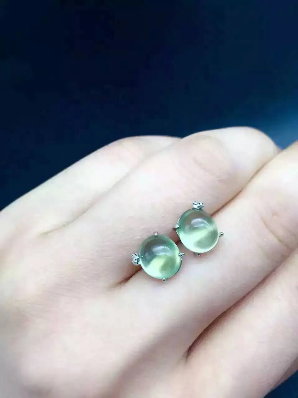 Natural green prehnite gem jewelry sets natural gemstone Pendant ring Earrings 925 silver Stylish elegant round women jewelry
Natural green prehnite gem jewelry sets natural gemstone Pendant ring Earrings 925 silver Stylish elegant round women jewelry