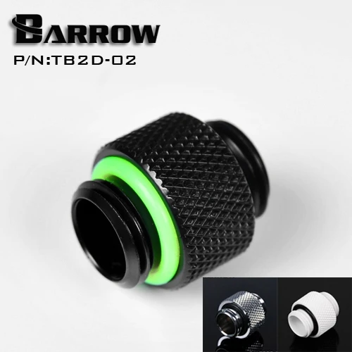 Barrow TB2D-02 Male to Male Fitting G1/4'' Black Silver White Gold Connection Adapter
Barrow TB2D-02 Male to Male Fitting G1/4'' Black Silver White Gold Connection Adapter