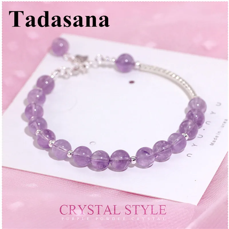 Handmade 925 Silver Bracelet For Women Jewelry Vintage Amethyst Natural Stone Bbeads Bracelet For Lucky Friendship Gift
Handmade 925 Silver Bracelet For Women Jewelry Vintage Amethyst Natural Stone Bbeads Bracelet For Lucky Friendship Gift
