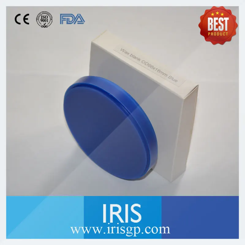 OD98*16mm 8 pcs/carton Blue and White Color CAD/CAM Dental Reinforced Wax Blank Open System
OD98*16mm 8 pcs/carton Blue and White Color CAD/CAM Dental Reinforced Wax Blank Open System