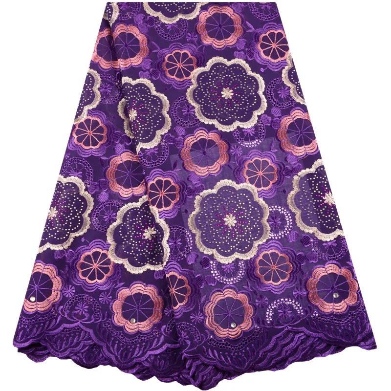High Quality Swiss Voile Lace Wholesales Latest African Voile Laces Purple Color Dry Cotton Lace Fabric For Women 5 Yards F1421
High Quality Swiss Voile Lace Wholesales Latest African Voile Laces Purple Color Dry Cotton Lace Fabric For Women 5 Yards F1421