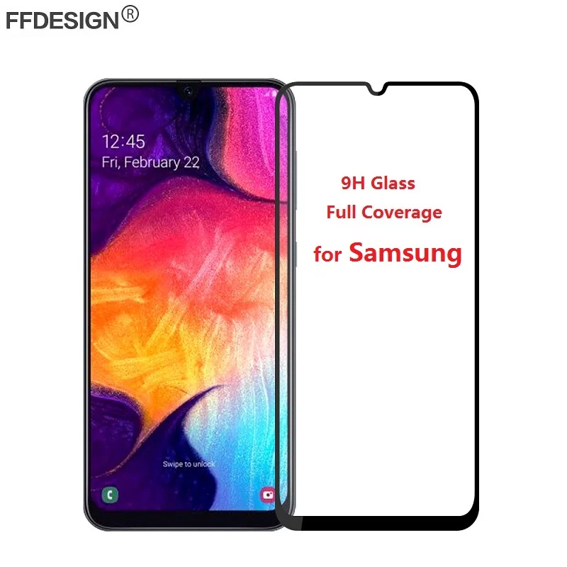 Закаленное защитное стекло для Samsung Galaxy A30 A40 A50 A20 A20e A10 A60 A70 A80 A90 Защитная пленка