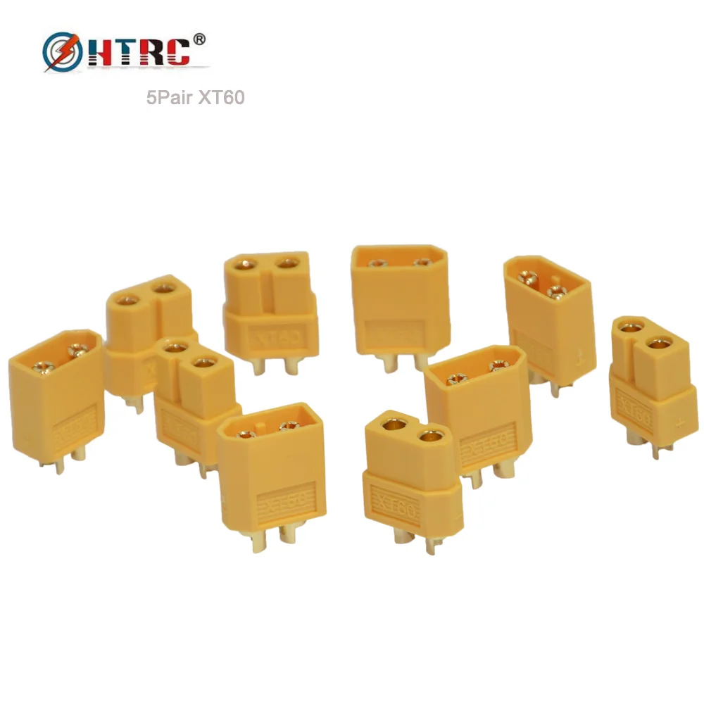 5 пара/лот XT60 разъем штекер и Разъем для RC батареи двигателя|xt60 connector|connector xt60female