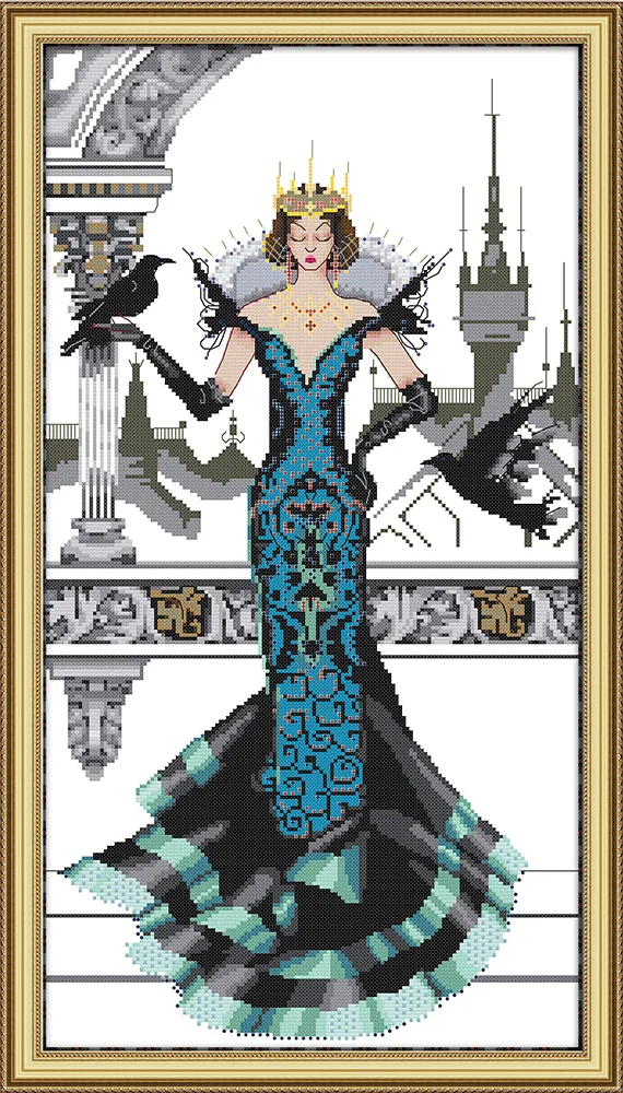 Набор для вышивки крестом RAVEN-QUEEN aida 14ct 11ct, холсты стежков с принтом, вышивка ручной работы
Набор для вышивки крестом RAVEN-QUEEN aida 14ct 11ct, холсты стежков с принтом, вышивка ручной работы