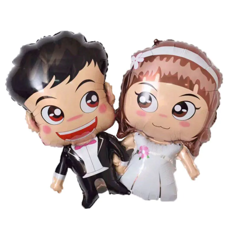 2psc groom and bride cartoon balloons Aluminum foil air balloon wedding boy girl Valentine's Day party decoration supplies
2psc groom and bride cartoon balloons Aluminum foil air balloon wedding boy girl Valentine's Day party decoration supplies