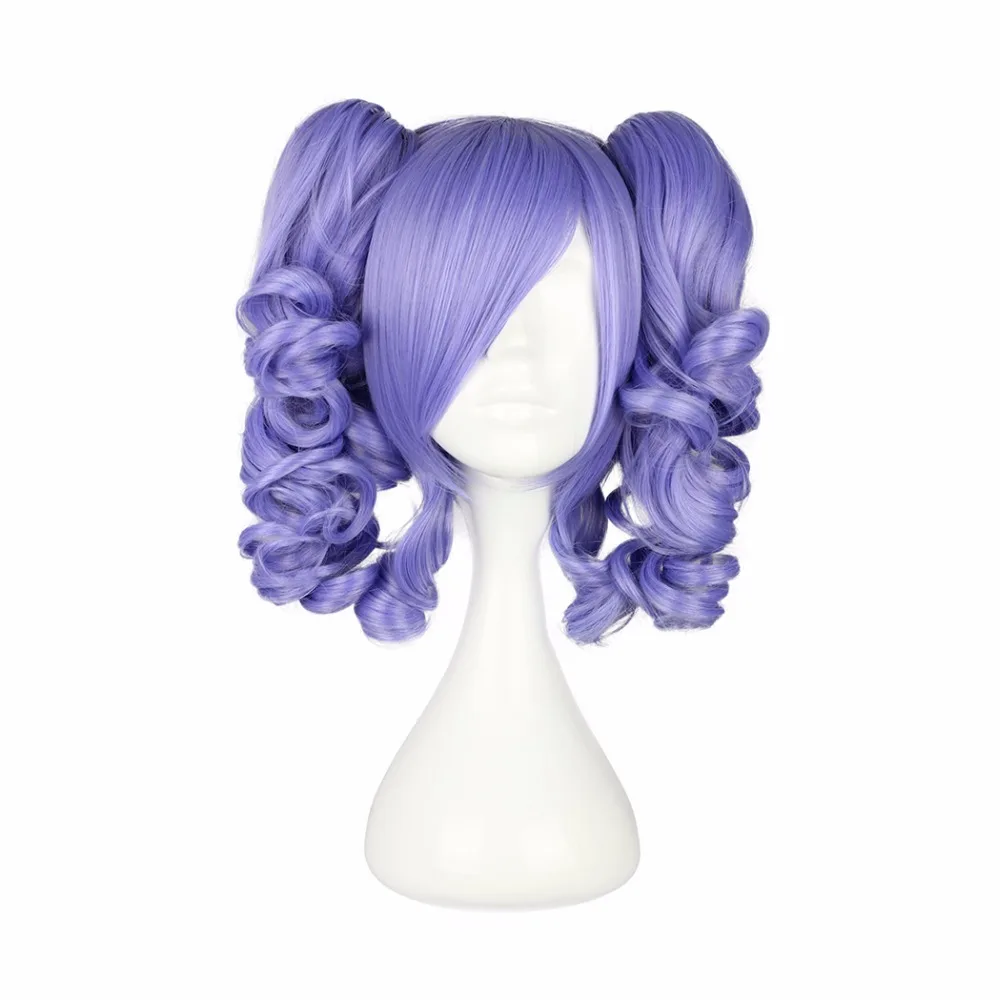 Mcoser 35CM Short Curly Synthetic Black Ice Freen /Purple Style Cosplay Ponytails Wig 100% High Temperature Fiber WIG-42
Mcoser 35CM Short Curly Synthetic Black Ice Freen /Purple Style Cosplay Ponytails Wig 100% High Temperature Fiber WIG-42