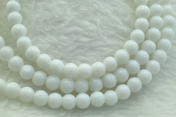 Белые гладкие круглые бусины 4 мм 96 шт.|beads 4mm|round beads4mm round beads |