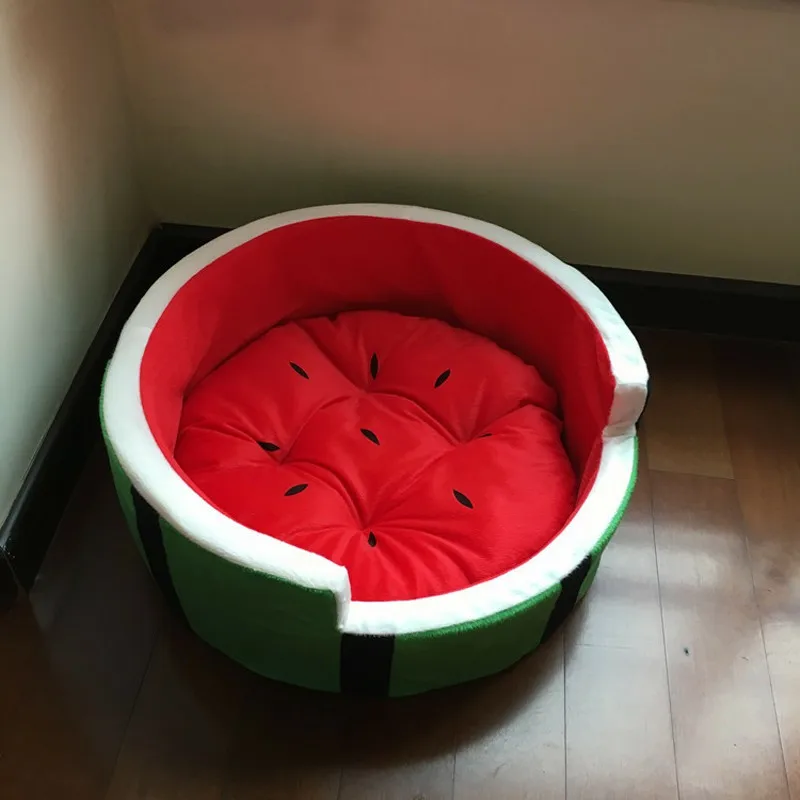 Cute Kennel House Warm Watermelon Modeling Dog Bed Mat Sofa Pet Cat Bed for Dogs Fruit Bed S M L
Cute Kennel House Warm Watermelon Modeling Dog Bed Mat Sofa Pet Cat Bed for Dogs Fruit Bed S M L