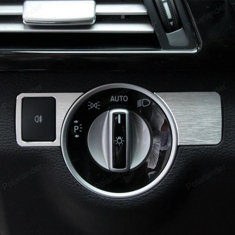 for BENZ W212 W218 W166 E CLS ML Class Interior Decorative Sequins Aluminium Headlight Switch Frame Trim Cover
for BENZ W212 W218 W166 E CLS ML Class Interior Decorative Sequins Aluminium Headlight Switch Frame Trim Cover