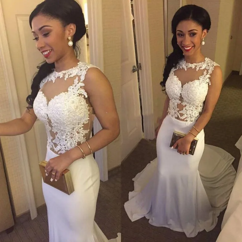 Sexy Sleeveless Long Prom Dresses With Appliques Lace Chiffon Mermaid Evening Dress robe de soiree longue abiye gece elbises
Sexy Sleeveless Long Prom Dresses With Appliques Lace Chiffon Mermaid Evening Dress robe de soiree longue abiye gece elbises
