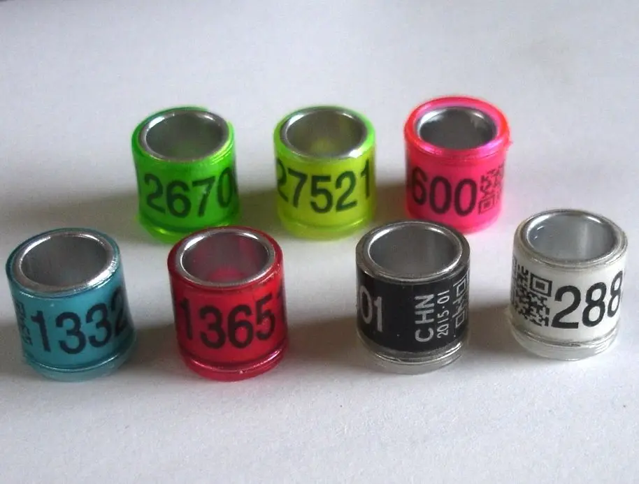 Pigeon rings 8mm 100pcs to Brazil leg bands with custom information flag year name number on rings
Pigeon rings 8mm 100pcs to Brazil leg bands with custom information flag year name number on rings