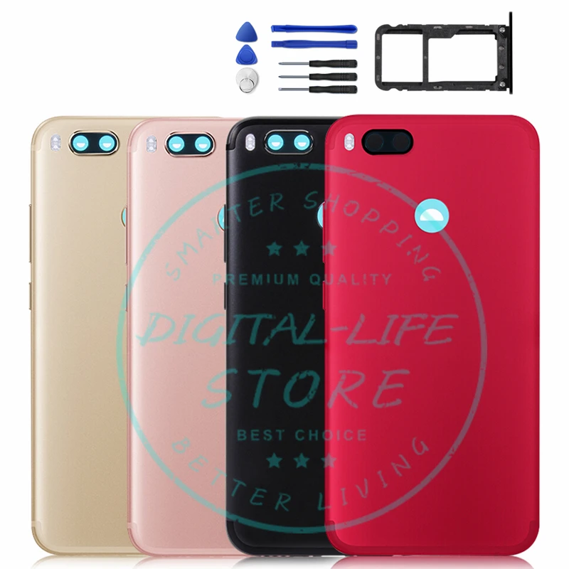Задняя крышка аккумулятора для Xiaomi Mi A1 запасные части ремонта корпуса задней