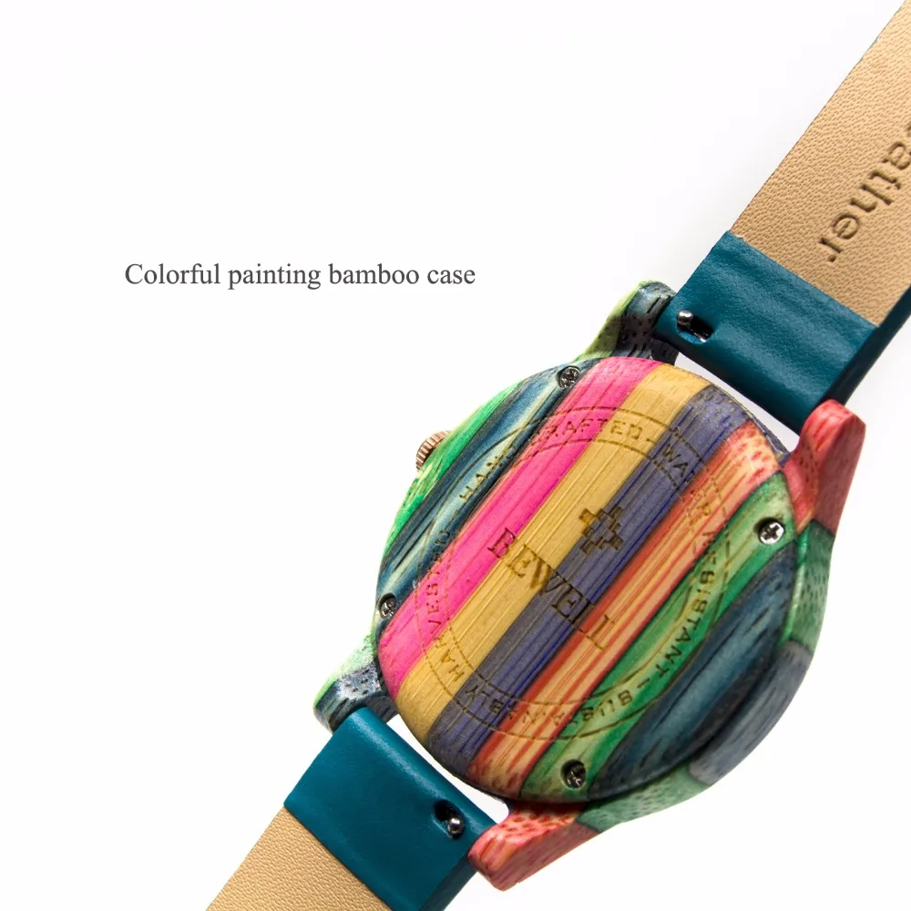 Bewell Fancy Color Bamboo Watch Women With Genuine Leather Strap Top Brand Analog Quartz Quartz Watches Casual Accessories 139A
Bewell Fancy Color Bamboo Watch Women With Genuine Leather Strap Top Brand Analog Quartz Quartz Watches Casual Accessories 139A
