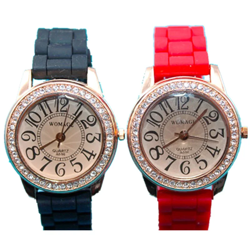 Часы женские кварцевые с силиконовым ремешком 10 цветов|watch brand|watch fwatch fashion |