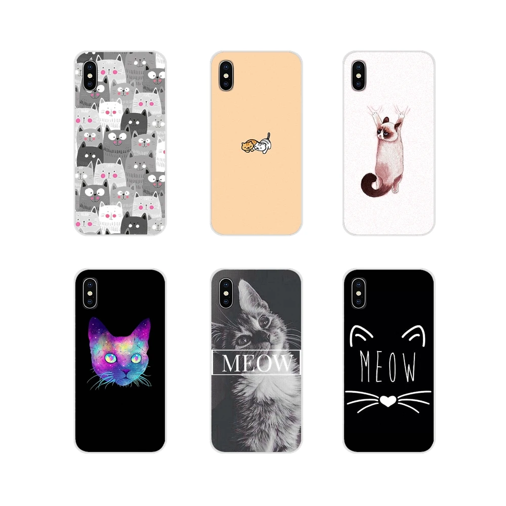 Аксессуары чехлы для телефонов Xiaomi Redmi 4A S2 Note 3 3S 4 4X 5 Plus 6 7 6A Pro Pocophone F1 lovely cat meow |