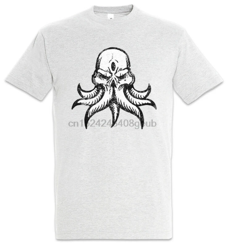 CTHULHU insmмут Футболка войн ужас Аркхэм H. P. Lovecraft Miskatonic|Мужские футболки| |