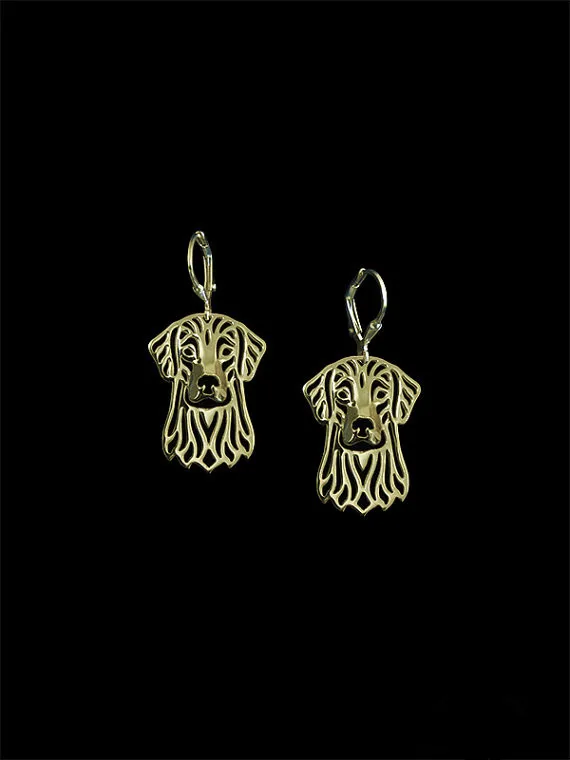 New 2016 Unique Romantic Gold Silver Color Flat Coated Retriever Drop Earrings Wholesale Animal Earrings For Women Girl Aros
New 2016 Unique Romantic Gold Silver Color Flat Coated Retriever Drop Earrings Wholesale Animal Earrings For Women Girl Aros