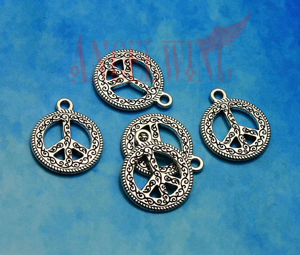 30pcs/lot--19x16mm, peace cham,Antique silver plated Peace Symbol charms ,DIY supplies, Jewelry accessories
30pcs/lot--19x16mm, peace cham,Antique silver plated Peace Symbol charms ,DIY supplies, Jewelry accessories