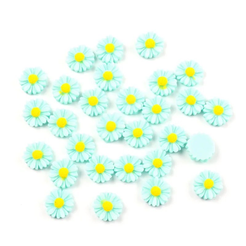 50Pcs Aqua Blue Flower Resin Decoration Crafts Beads Flatback Cabochon Scrapbook DIY Embellishments Accessories
50Pcs Aqua Blue Flower Resin Decoration Crafts Beads Flatback Cabochon Scrapbook DIY Embellishments Accessories