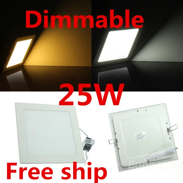 Dimmable 25W Square Ultrathin Ceiling Energy-Saving LED Panel Light DHL Free shipping
Dimmable 25W Square Ultrathin Ceiling Energy-Saving LED Panel Light DHL Free shipping