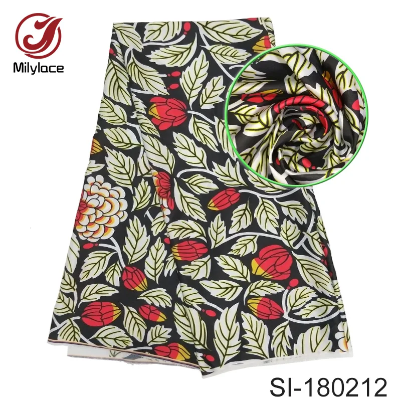 Multi color digital printed silk fabric fashionable nigerian design african wax printed silk material for dress SI180211
Multi color digital printed silk fabric fashionable nigerian design african wax printed silk material for dress SI180211