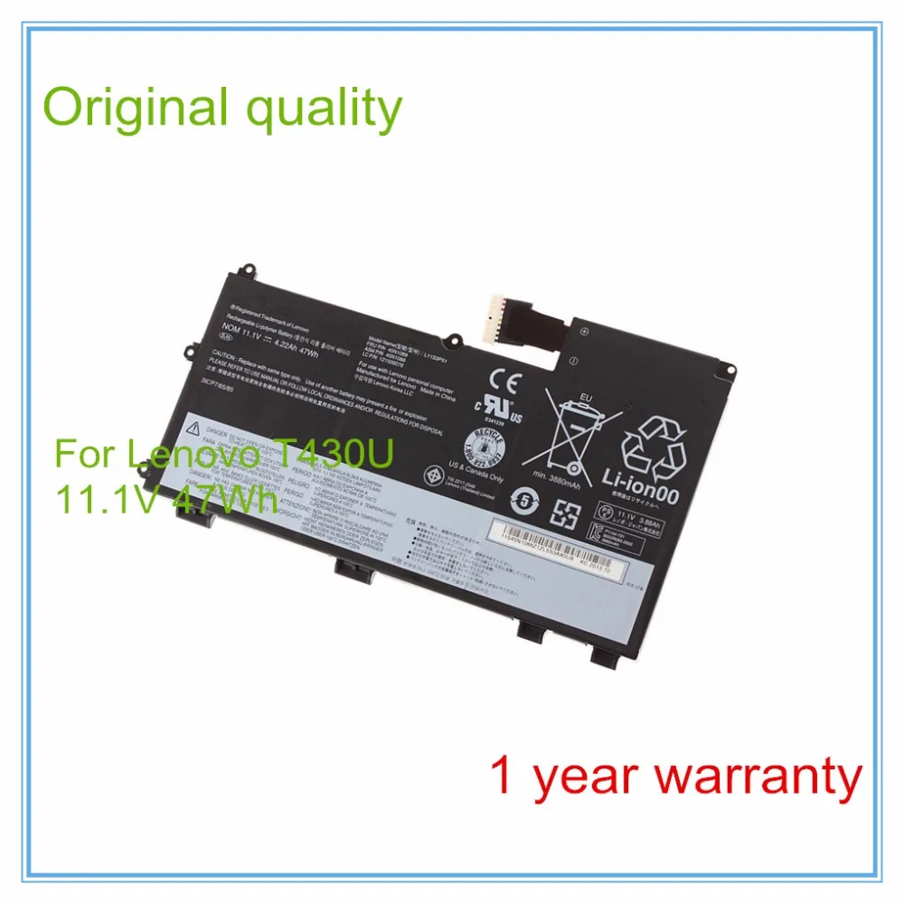 Оригинальный аккумулятор для ноутбука T430U V490U V590U аккумуляторы 45N1090 45N1091 L12N3P51
Оригинальный аккумулятор для ноутбука T430U V490U V590U аккумуляторы 45N1090 45N1091 L12N3P51