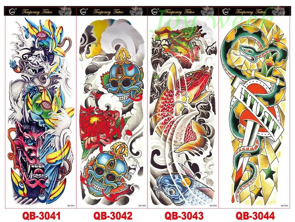 Waterproof Temporary Tattoo Sticker Wing Black Full Arm Large Size Totem Tatto Stickers Flash Tatoo Fake Tattoos for Men Women
Waterproof Temporary Tattoo Sticker Wing Black Full Arm Large Size Totem Tatto Stickers Flash Tatoo Fake Tattoos for Men Women