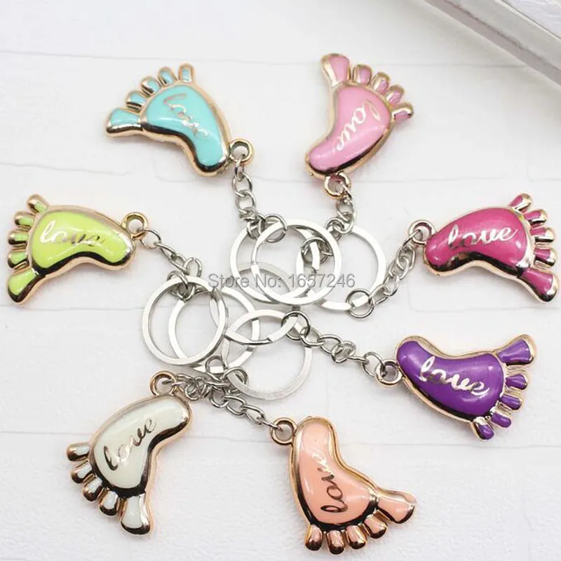 500pcs/lot Cute Mini Foot Shaped Keychains Love Keyrings for Baby Shower Baptism Gifts Giveaway Souvenirs Free DHL Shipping
500pcs/lot Cute Mini Foot Shaped Keychains Love Keyrings for Baby Shower Baptism Gifts Giveaway Souvenirs Free DHL Shipping