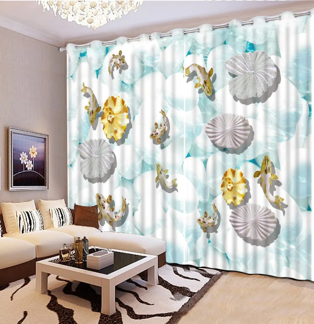 Blackout/Sheer Window Curtains For Living room Bedroom Curtains Drapes Cortinas para louts fish fashion
Blackout/Sheer Window Curtains For Living room Bedroom Curtains Drapes Cortinas para louts fish fashion