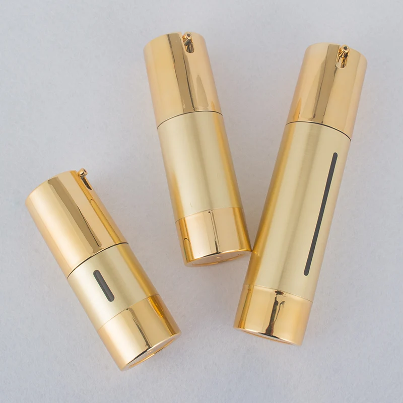 15ml/30ml/50ml U-shaped Gold Emulsion Pure Dew Bottle Cosmetics Sub-bottle Empty Open Skylight Vacuum Bottle 10PCS/LOT
15ml/30ml/50ml U-shaped Gold Emulsion Pure Dew Bottle Cosmetics Sub-bottle Empty Open Skylight Vacuum Bottle 10PCS/LOT