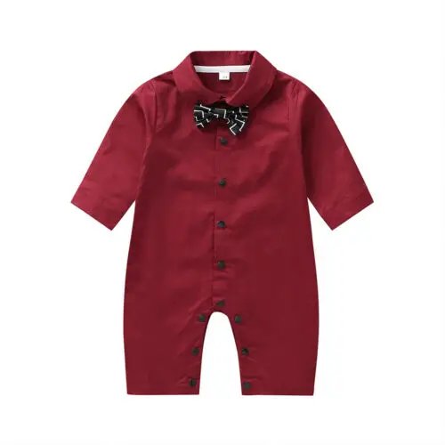 Toddler Boy Romper Newborn Infant Baby Boy Kid Cotton gentleman Tie Romper Jumpsuit Clothes Outfit
Toddler Boy Romper Newborn Infant Baby Boy Kid Cotton gentleman Tie Romper Jumpsuit Clothes Outfit