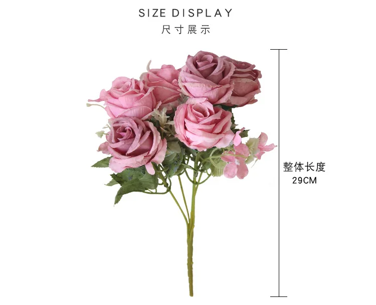 Artificial Royal Rose Bouquet Silk Hydrangea Green Leaf Home Wedding Hotel Bedroom Decoration Fake Flower Desktop Bonsai Floral
Artificial Royal Rose Bouquet Silk Hydrangea Green Leaf Home Wedding Hotel Bedroom Decoration Fake Flower Desktop Bonsai Floral
