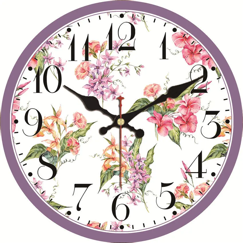 WONZOM Vintage Wall Clock Flower Design Relogio De Parede Large Silent Clock For Living Room Shabby Chic Kitchen Saat Home Decor
WONZOM Vintage Wall Clock Flower Design Relogio De Parede Large Silent Clock For Living Room Shabby Chic Kitchen Saat Home Decor