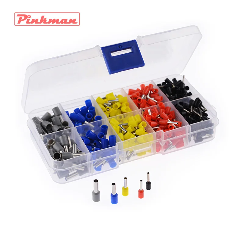 500pcs/lot E7508 E1008 E1508 E2508 4009 cooper Ferrules kit set Wire Copper Crimp Connector Insulated Cord Pin End Terminal
500pcs/lot E7508 E1008 E1508 E2508 4009 cooper Ferrules kit set Wire Copper Crimp Connector Insulated Cord Pin End Terminal