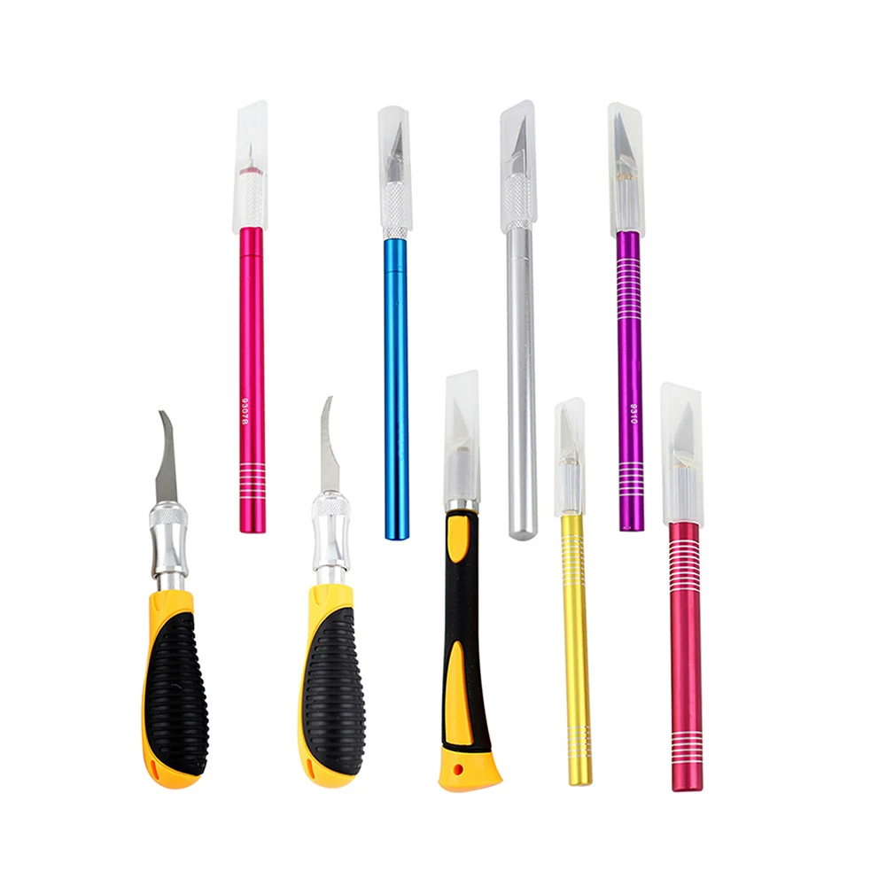 Carving Knife Blade Set DIY Stainless Steel Multifunctional Carving Knife Woodworking Craft Knife Electrical Utility Knife
Carving Knife Blade Set DIY Stainless Steel Multifunctional Carving Knife Woodworking Craft Knife Electrical Utility Knife