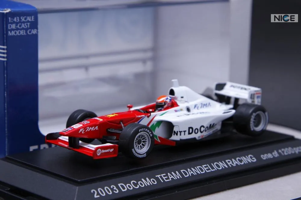EBB RO 1:43 2003 DoCoMo TEAM formle JP boutique Легкосплавные игрушки для детей детские модель