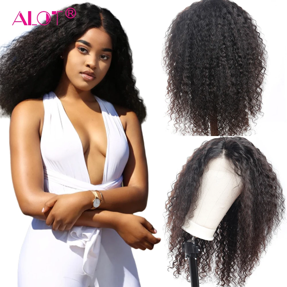 ALOT Kinky Curly 360 Lace Frontal Human Hair Wig Pre Plucked with Baby Hair Remy Peruvian Wig For Women 180 Density
ALOT Kinky Curly 360 Lace Frontal Human Hair Wig Pre Plucked with Baby Hair Remy Peruvian Wig For Women 180 Density