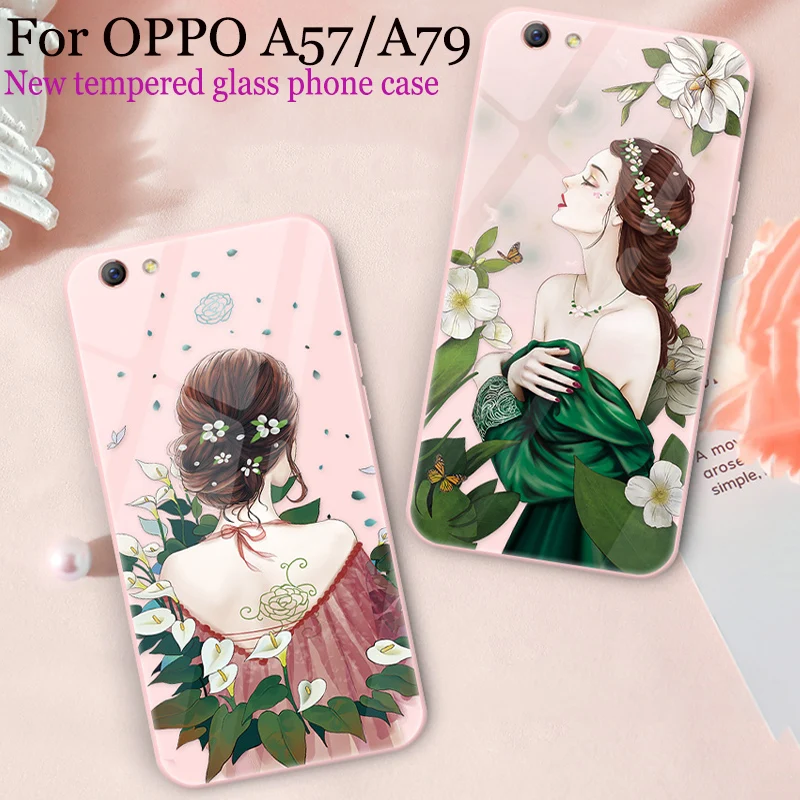 Чехол для OPPO A79, Модный чехол из закаленного стекла для девочек, чехол для OPPO A 79, чехол для OPPO A57 A 57, чехлы для телефонов, OPPOA79, fundas
Чехол для OPPO A79, Модный чехол из закаленного стекла для девочек, чехол для OPPO A 79, чехол для OPPO A57 A 57, чехлы для телефонов, OPPOA79, fundas