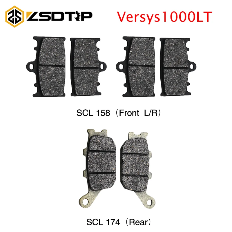 ZSDTRP Motorcycle Disc Brake Pads Set for Kawasaki Versys 1000 LT 2012 2013 2014 2015 Front Brake Pads and Rear Brake Pads
ZSDTRP Motorcycle Disc Brake Pads Set for Kawasaki Versys 1000 LT 2012 2013 2014 2015 Front Brake Pads and Rear Brake Pads