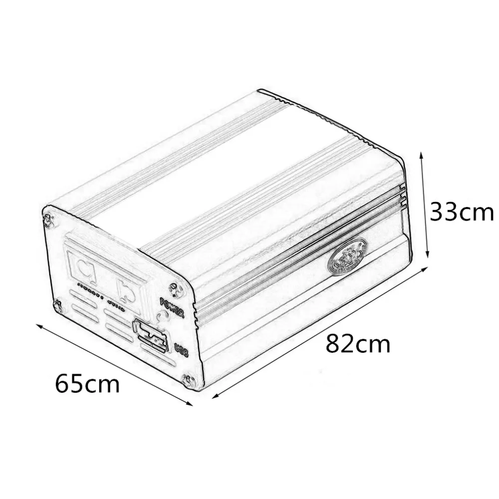 XYA200 700W Silver Color Power Converter Car Converter 12V Input Car Power Converter Vehicle Power Supply Charger Adapter
XYA200 700W Silver Color Power Converter Car Converter 12V Input Car Power Converter Vehicle Power Supply Charger Adapter