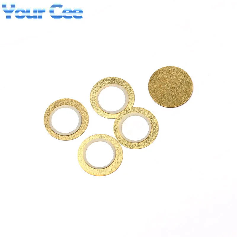 100 pcs 12mm Thickness 0.33mm Copper Piezo Disc for Buzzer Pressure Sensor Speaker DIY Electronic
100 pcs 12mm Thickness 0.33mm Copper Piezo Disc for Buzzer Pressure Sensor Speaker DIY Electronic