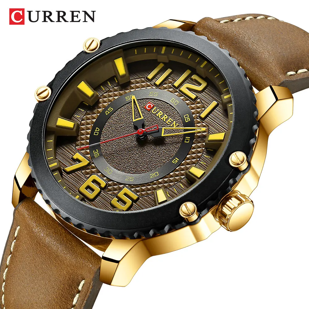 CURREN Luxury Brand Men Analog Leather Business Watches Men's Quartz Waterproof Clock Men watches For Gift Montre Homme
CURREN Luxury Brand Men Analog Leather Business Watches Men's Quartz Waterproof Clock Men watches For Gift Montre Homme