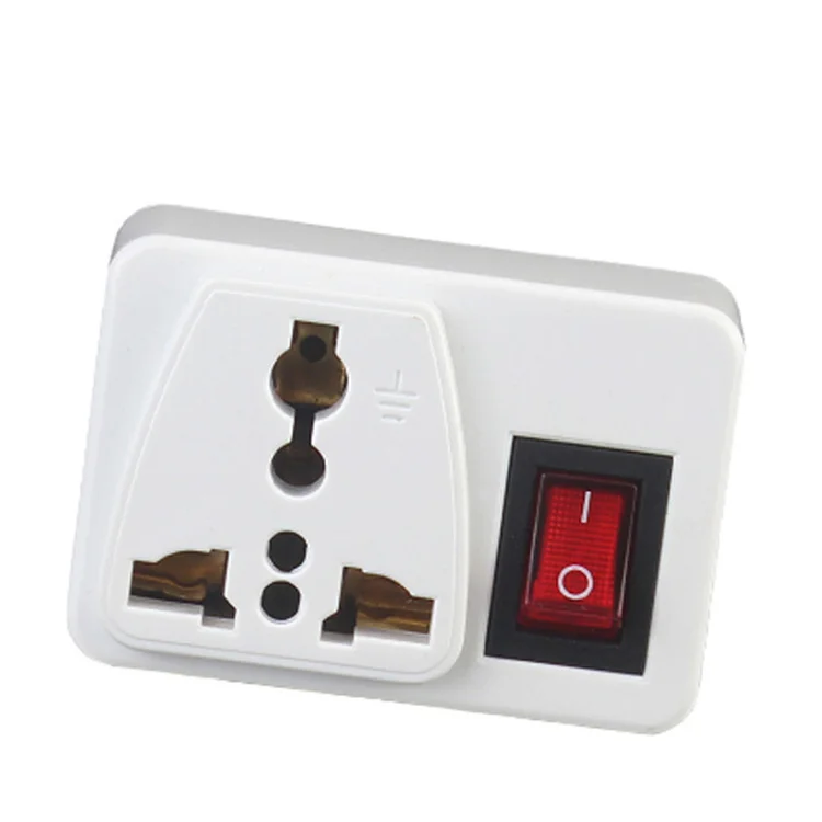 White copper 250v 10/6A EU universal adaptor socket Portable outlet extend converter plug socket with on off light switch
White copper 250v 10/6A EU universal adaptor socket Portable outlet extend converter plug socket with on off light switch