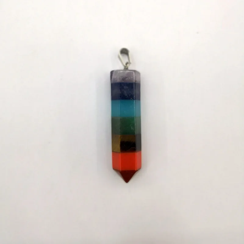 Fashion crystal pillar 6pcs/lot Wisdom 7 Chakra Reiki Healing Natural Stone Pendant for Jewelry making Necklace accessories
Fashion crystal pillar 6pcs/lot Wisdom 7 Chakra Reiki Healing Natural Stone Pendant for Jewelry making Necklace accessories