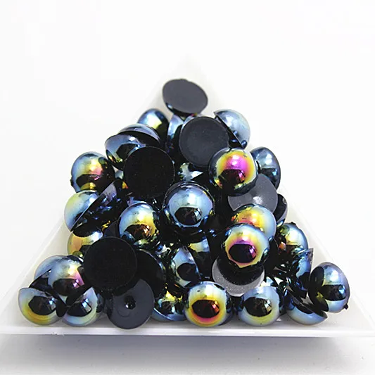 Black AB Colors 1.5mm-14mm Half Round ABS Imitation Pearls Beads DIY Jewelry Making Accessories
Black AB Colors 1.5mm-14mm Half Round ABS Imitation Pearls Beads DIY Jewelry Making Accessories