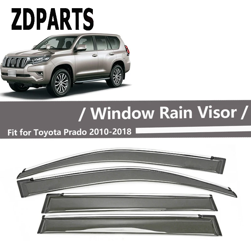 4 шт., защитный козырек от солнца и дождя для Toyota Prado 150 J150 2010-2018 ABS
4 шт., защитный козырек от солнца и дождя для Toyota Prado 150 J150 2010-2018 ABS