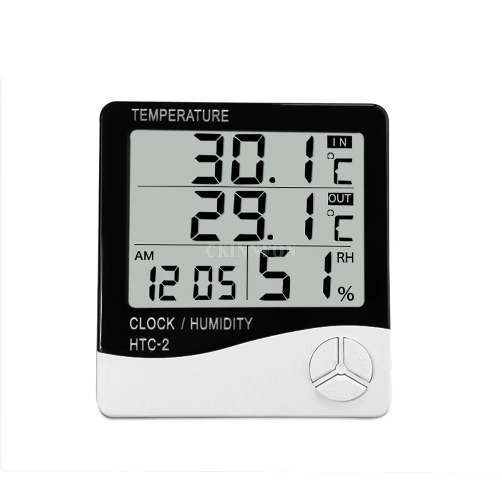 DHL 200 PCS Digital LCD Thermometer Hygrometer Electronic Temperature Humidity Meter Indoor Outdoor Tester HTC-2
DHL 200 PCS Digital LCD Thermometer Hygrometer Electronic Temperature Humidity Meter Indoor Outdoor Tester HTC-2