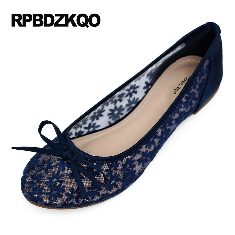 Bow Round Toe Women Flats Lightweight Lace Ladies Beautiful Shoes Hollow Out Large Size Blue Breathable Flower 34 Cheap Spring
Bow Round Toe Women Flats Lightweight Lace Ladies Beautiful Shoes Hollow Out Large Size Blue Breathable Flower 34 Cheap Spring