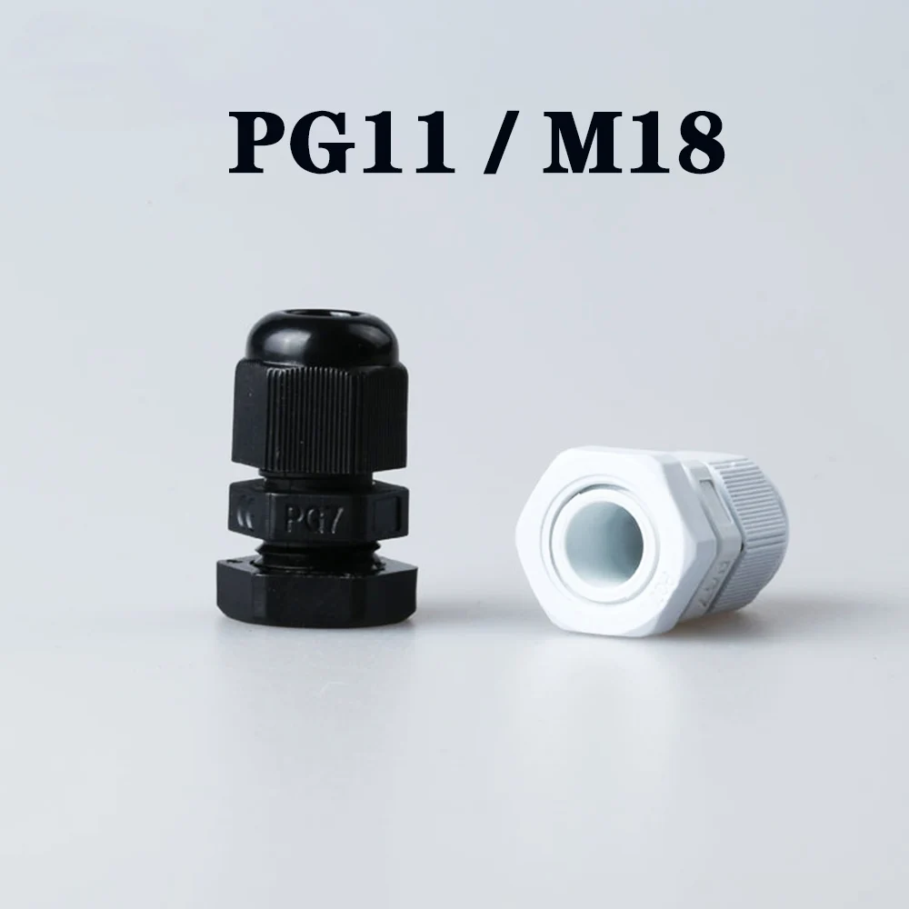 Plastic Cable Gland 50pcs High Quality IP68 PG11 M18 5-10MM Waterproof Nylon Cable Gland with Waterproof Gasket cable sleeve
Plastic Cable Gland 50pcs High Quality IP68 PG11 M18 5-10MM Waterproof Nylon Cable Gland with Waterproof Gasket cable sleeve